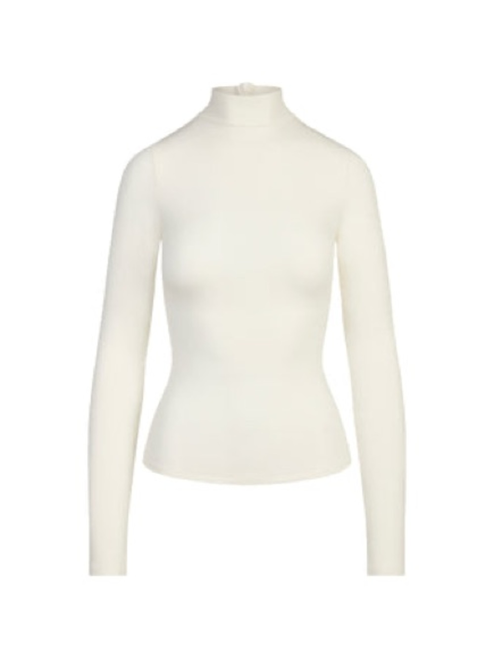 SKIMS Cotton Jersey Turtle Neck in Marble XS
